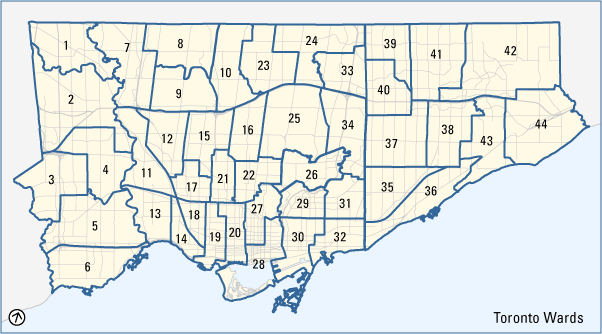 toronto wards