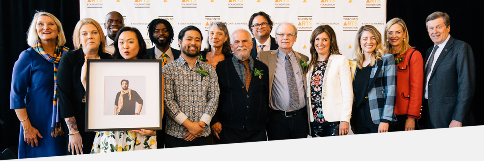 A photo of the 2018 Signature Award recipients